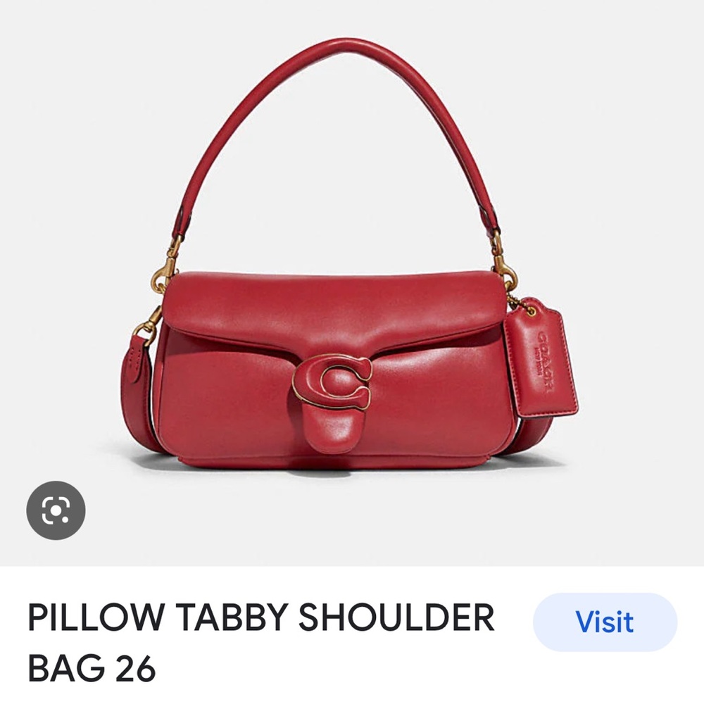 Coach pillow tabby brand new $400